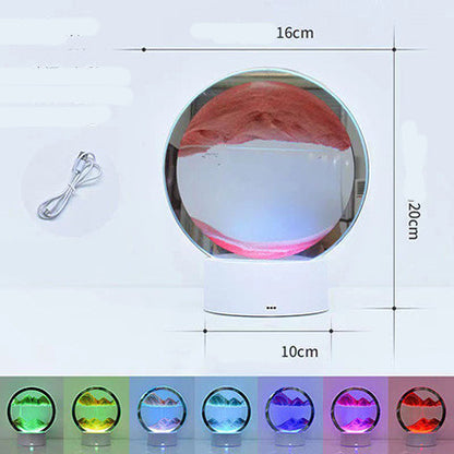 Creative 3D Quicksand Bedside Lamp