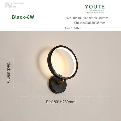 LumaGlow Modern LED Wall Lamp