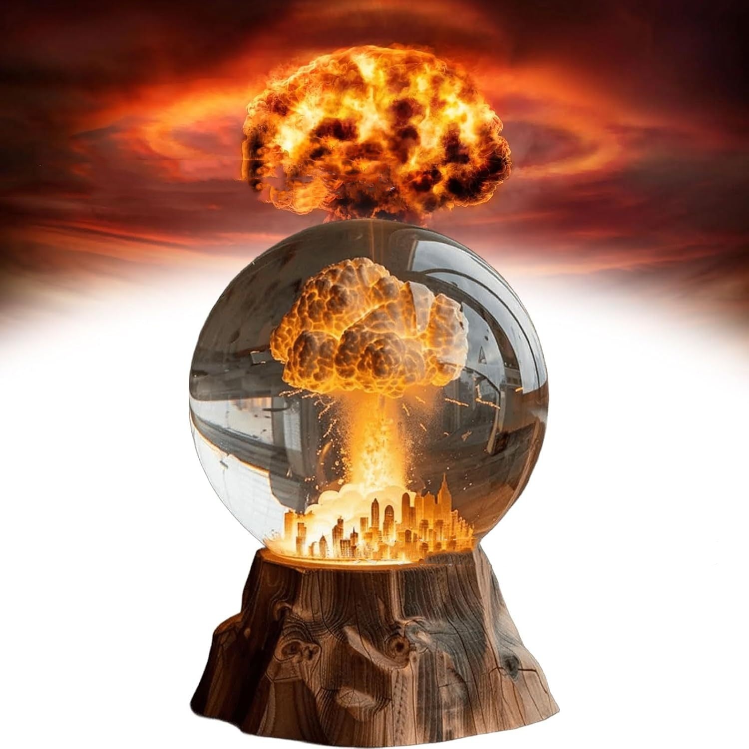 Atomic Bomb Explosion Table Lamp